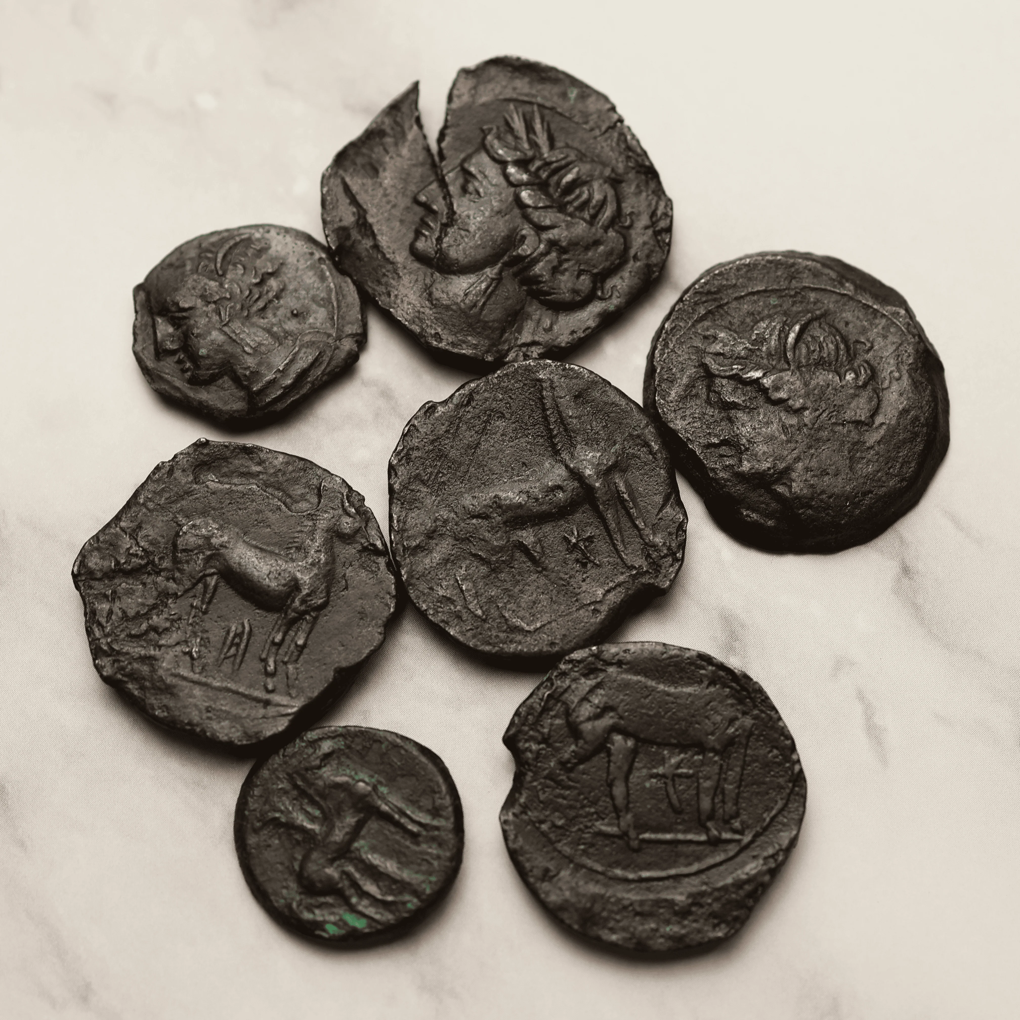 Carthaginian Coin | Bronze Shekel - Image 3
