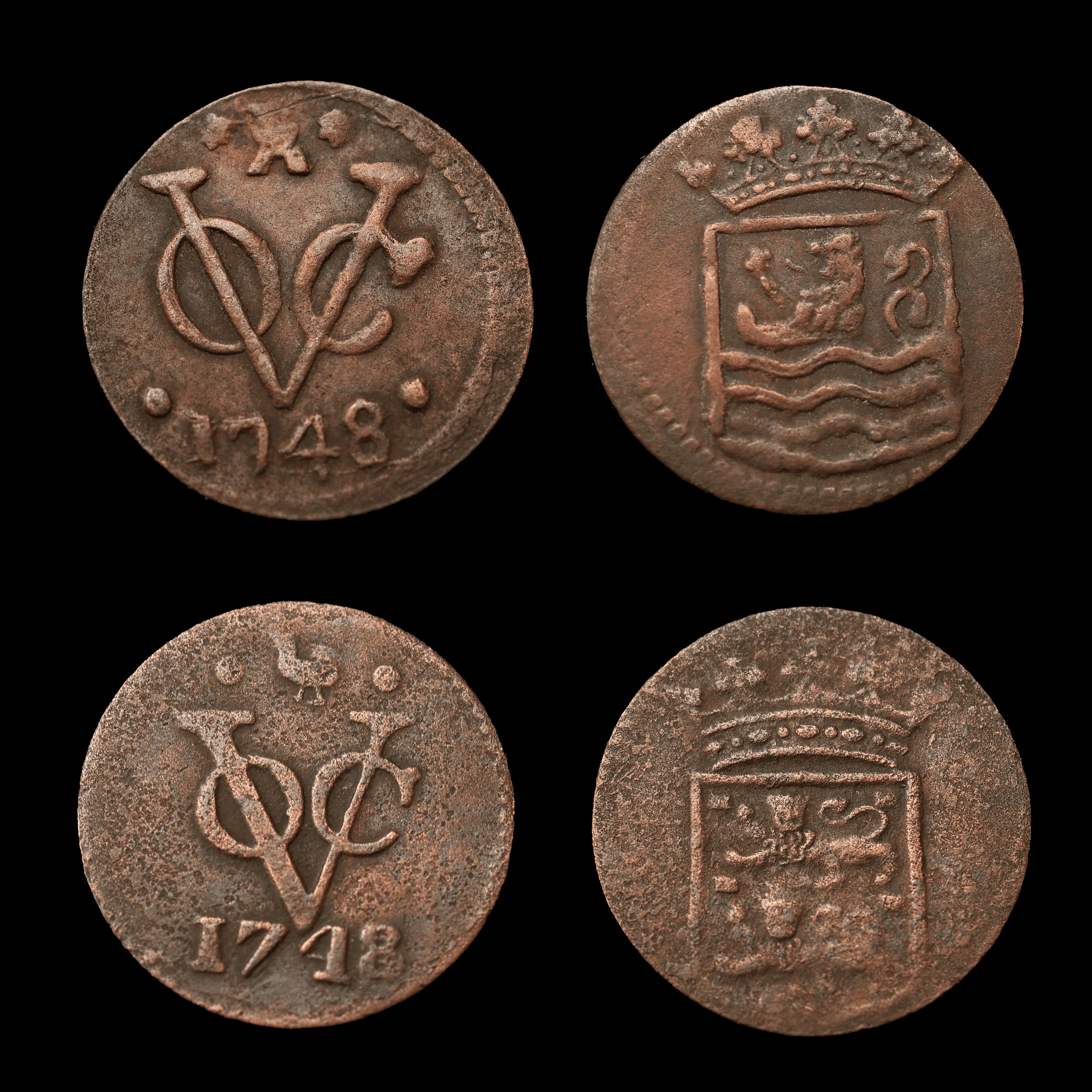 Dutch East India Co. | Copper Duit - Image 3