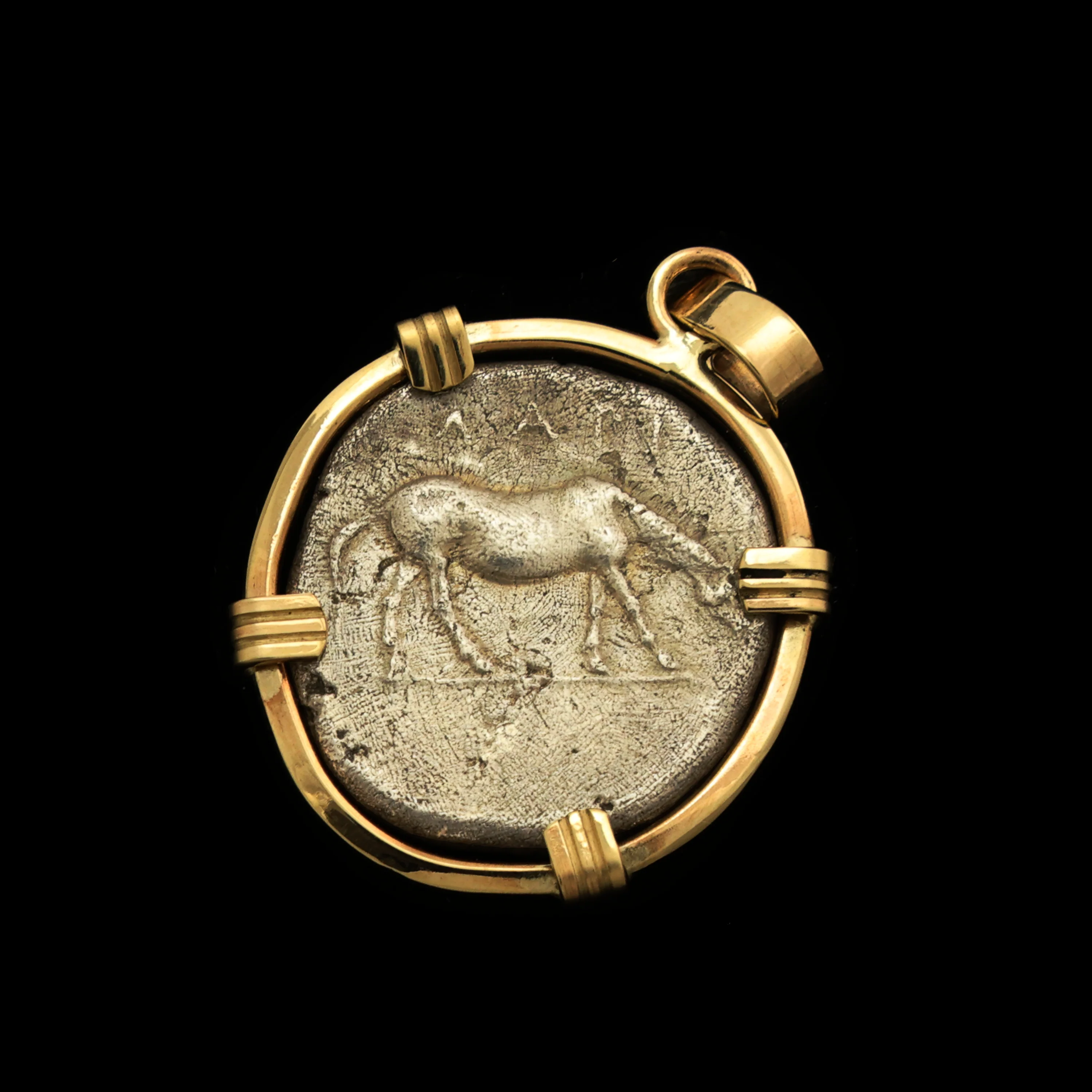 Greek Nymph Coin Pendant - Image 2