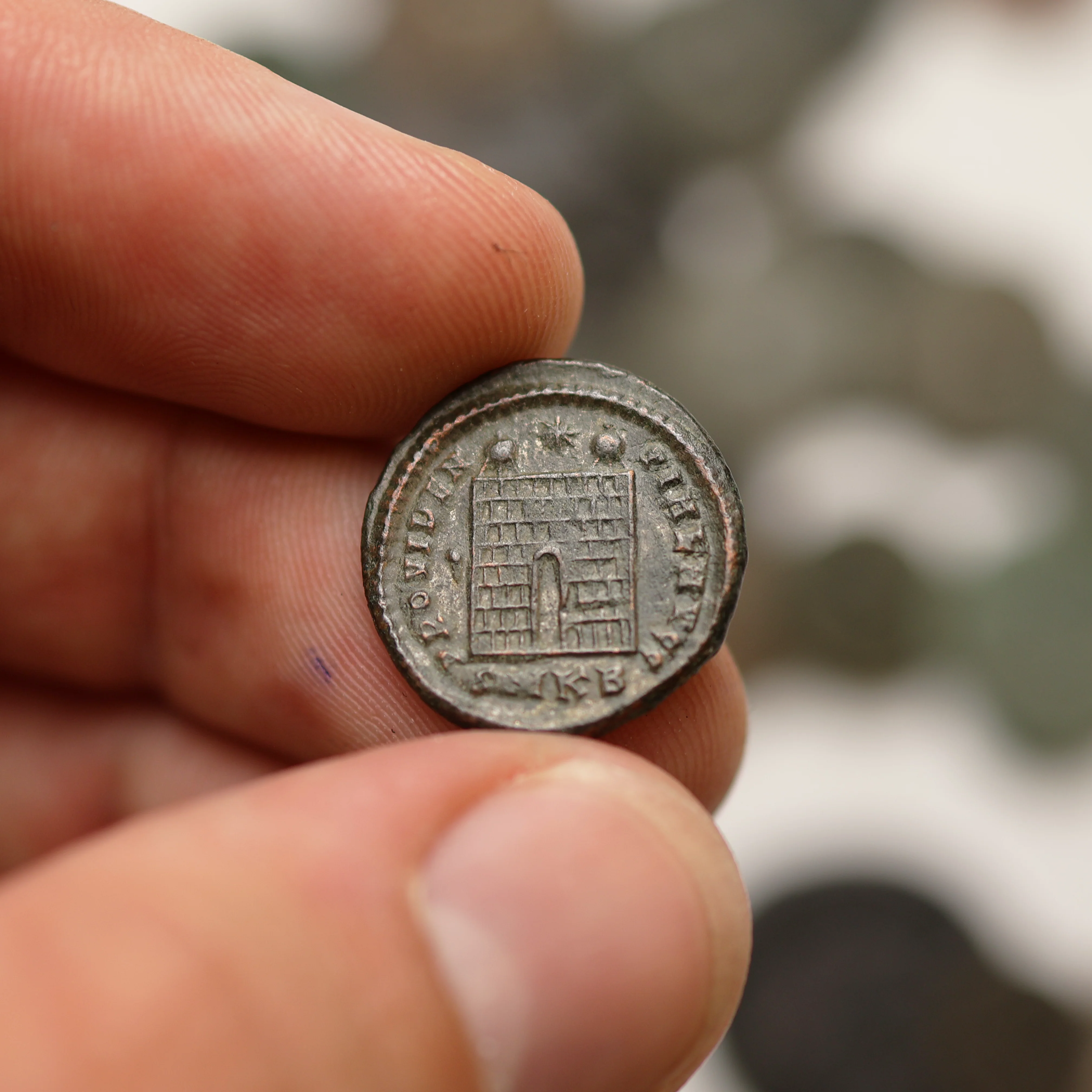 Roman Coin | Bronze Follis - Image 5