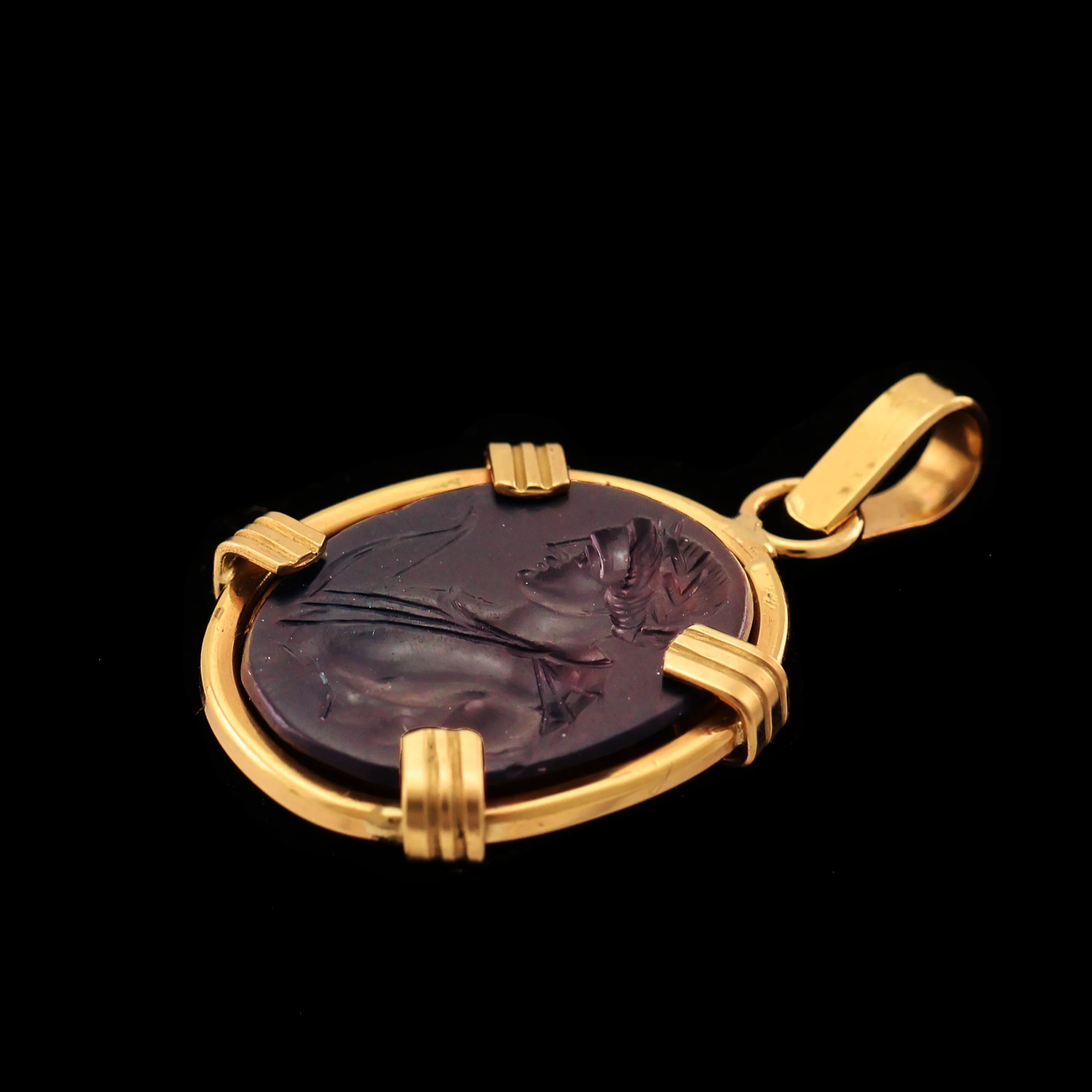 Roman Intaglio Pendant | Artemis, goddess of the hunt - Image 2