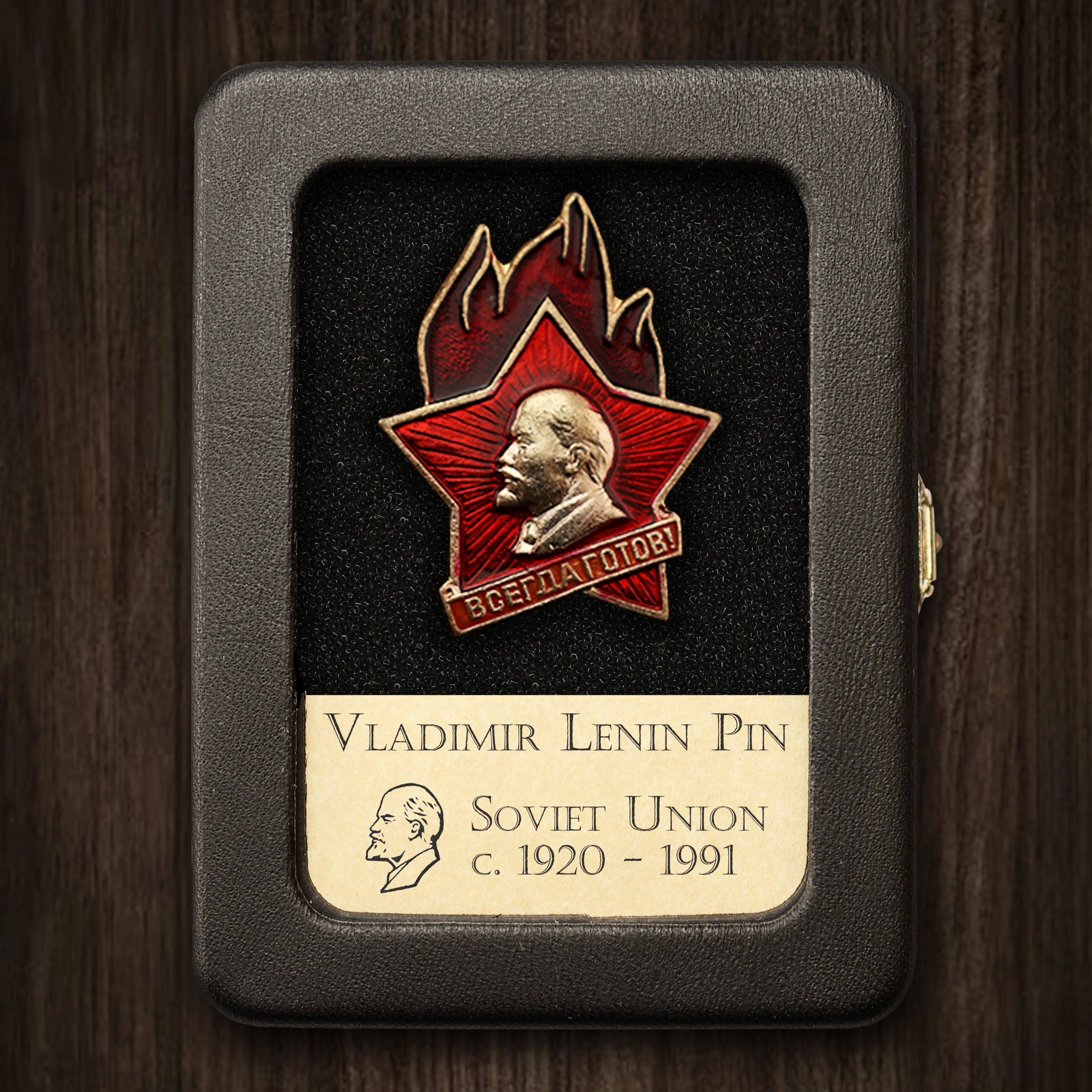 Soviet Union Lenin Pin