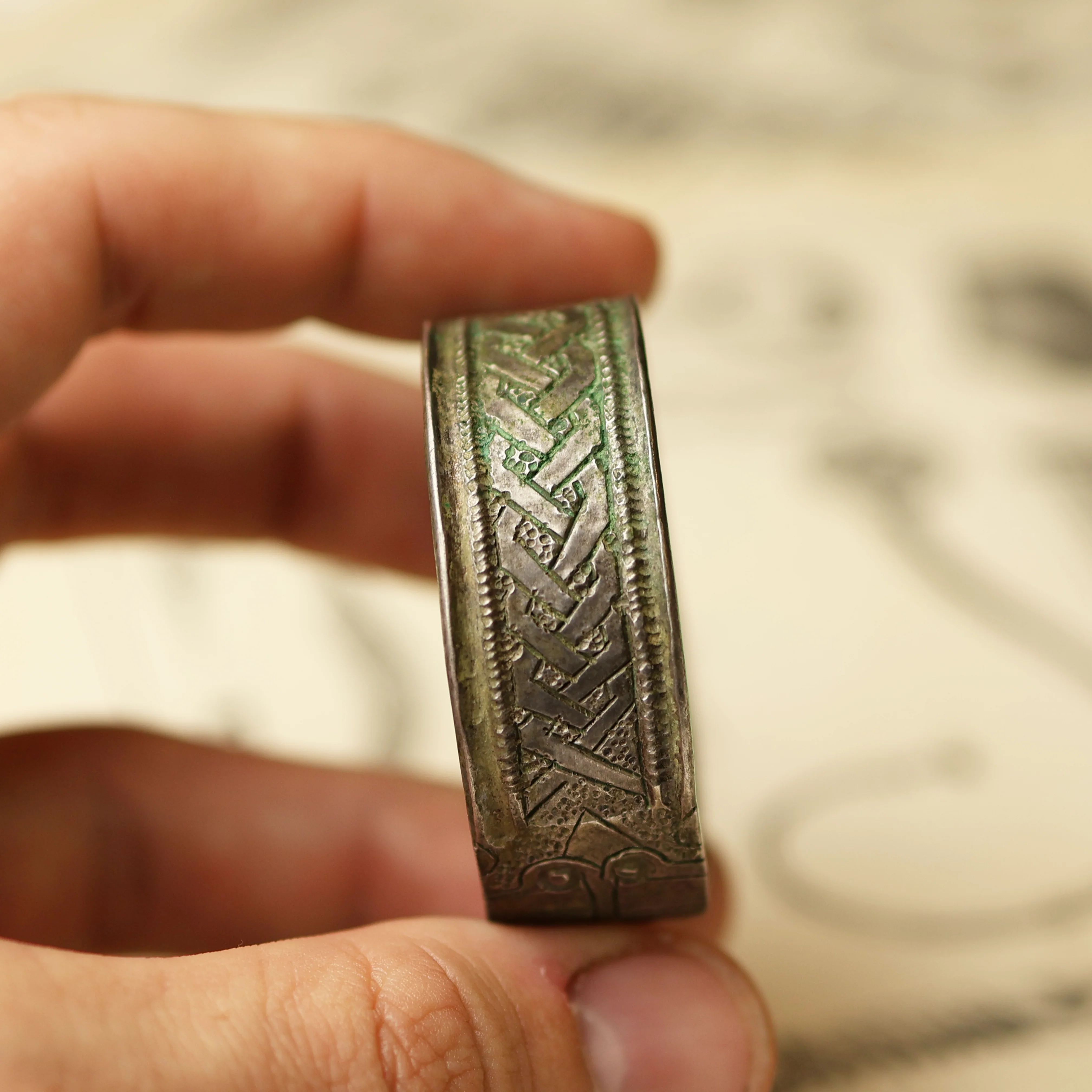 Viking Silver Bracelet - Image 3