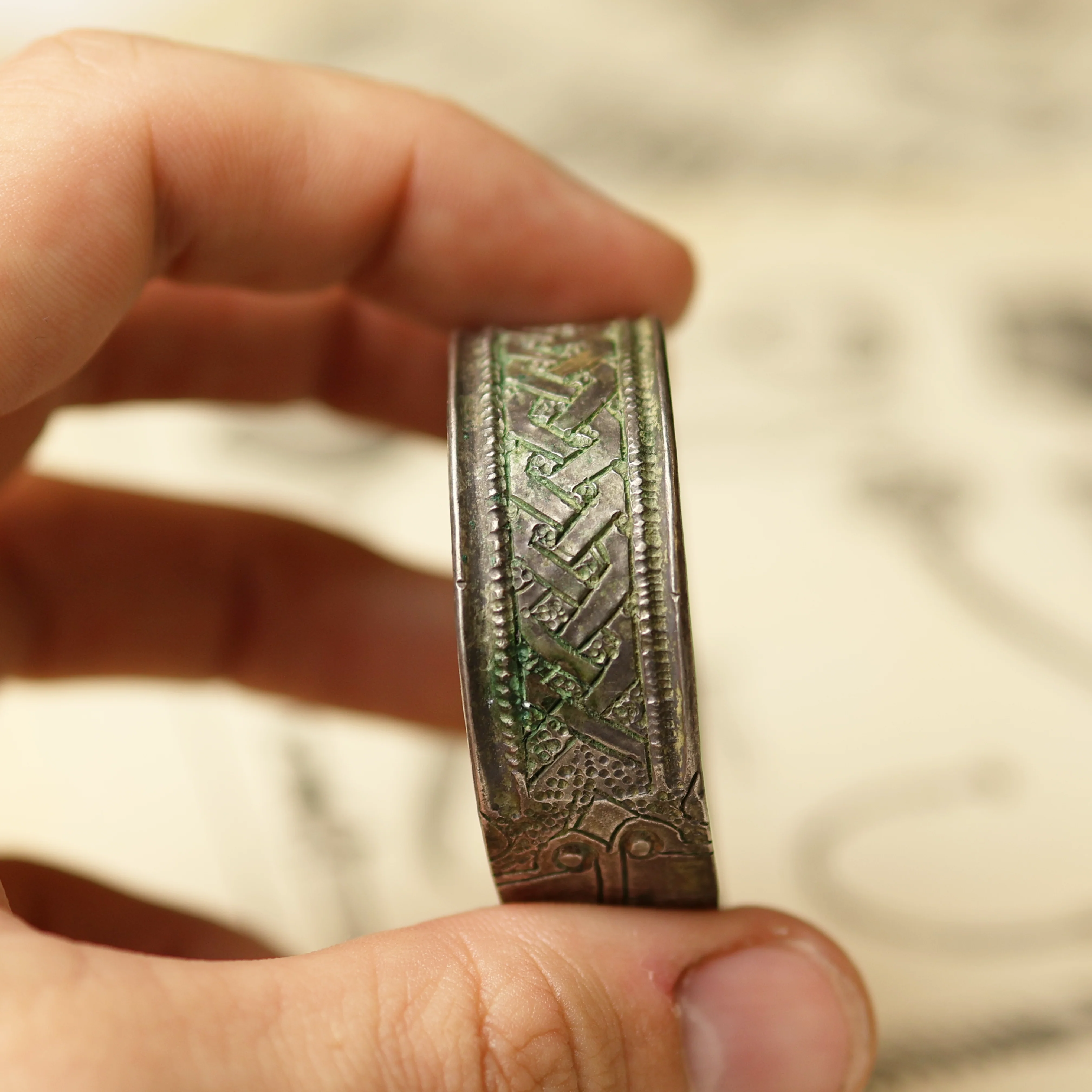 Viking Silver Bracelet - Image 4