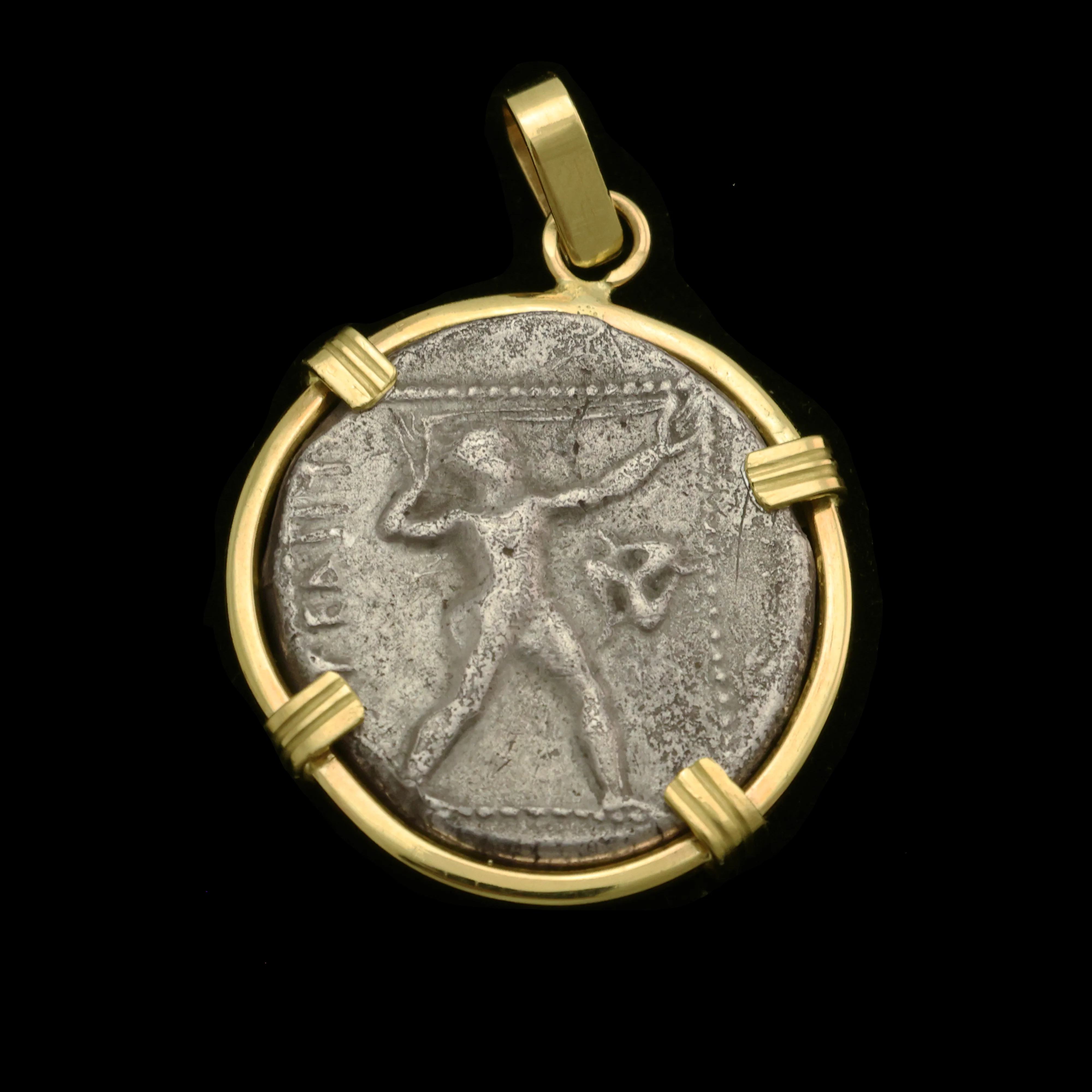 Ancient Greek Wrestler Pendant - Image 2